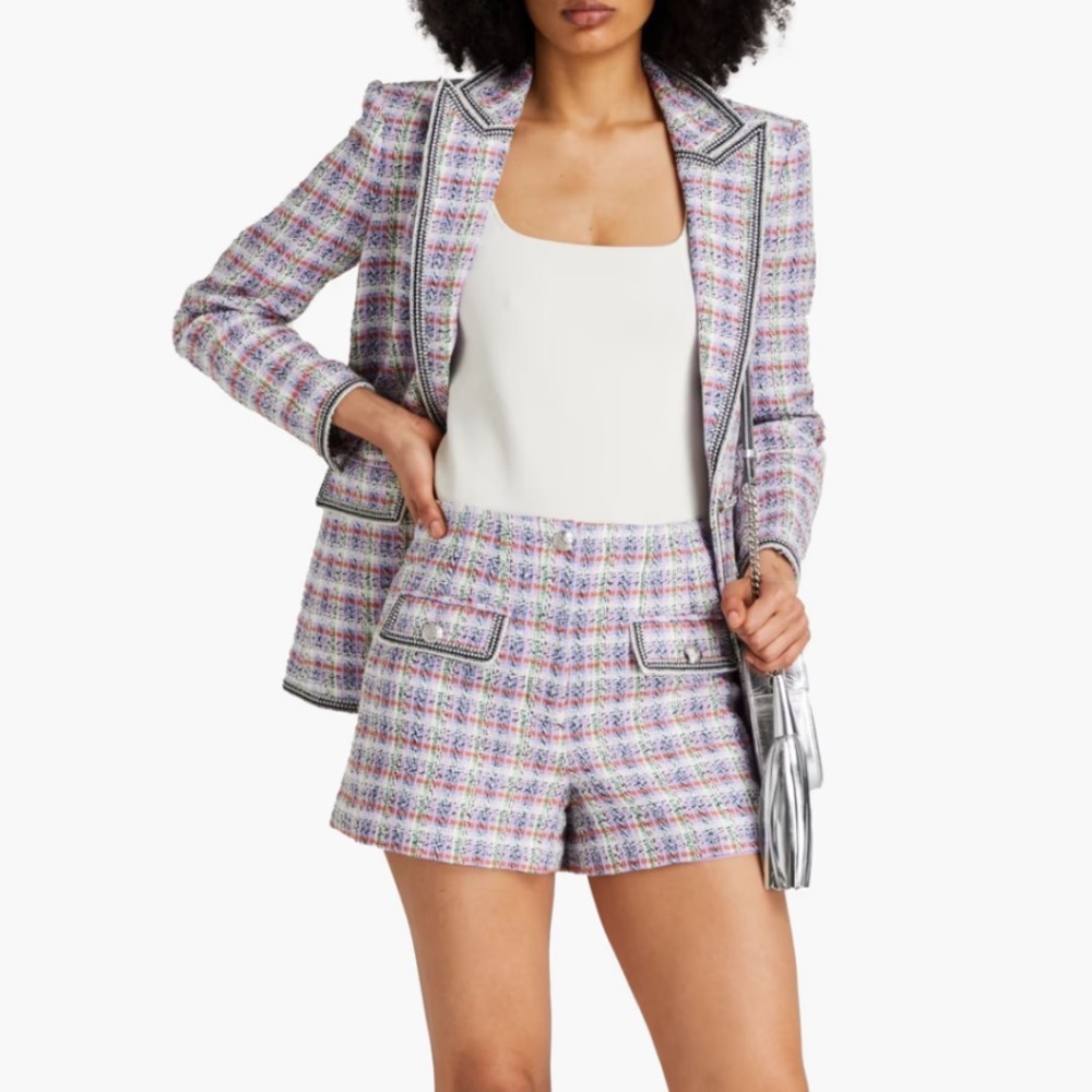 NWT VERONICA BEARD Inara Tweed Shorts